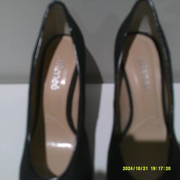 J. Renee Navy Blue Fabric Pump - Picture 8 of 10